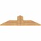Ekena Millwork Portland Smooth Timber Gable Bracket, Western Red Cedar, 36"W x 12"H x 1 1/2"D x 5 1/2"F, 8/12 Pitch GBW036X12X0206POR00SWR - alternate 3